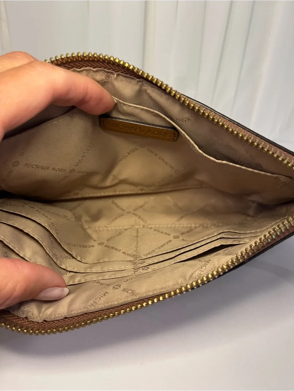 Michael Kors Jet Set Logo Wristlet Clutch